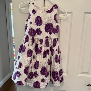 Janie and Jack Purple Floral Dress